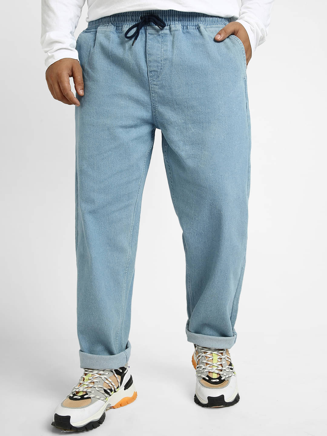 Urbano Plus Regular Fit Washed Men's Jeans - Indigo ( Pack of 1 ) Urbano Plus Regular Fit Washed Men's Jeans - Indigo ( Pack of 1 )