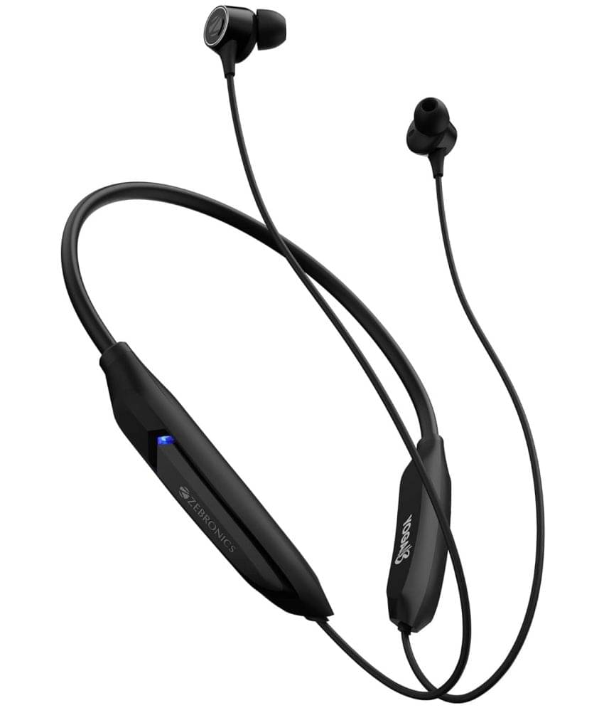 Zebronics Yoga N3 Bluetooth Bluetooth Neckband In Ear 46 Hours Playback Voice assistant IPX5(Splash & Sweat Proof) Black Zebronics Yoga N3 Bluetooth Bluetooth Neckband In Ear 46 Hours Playback Voice assistant IPX5(Splash & Sweat Proof) Black