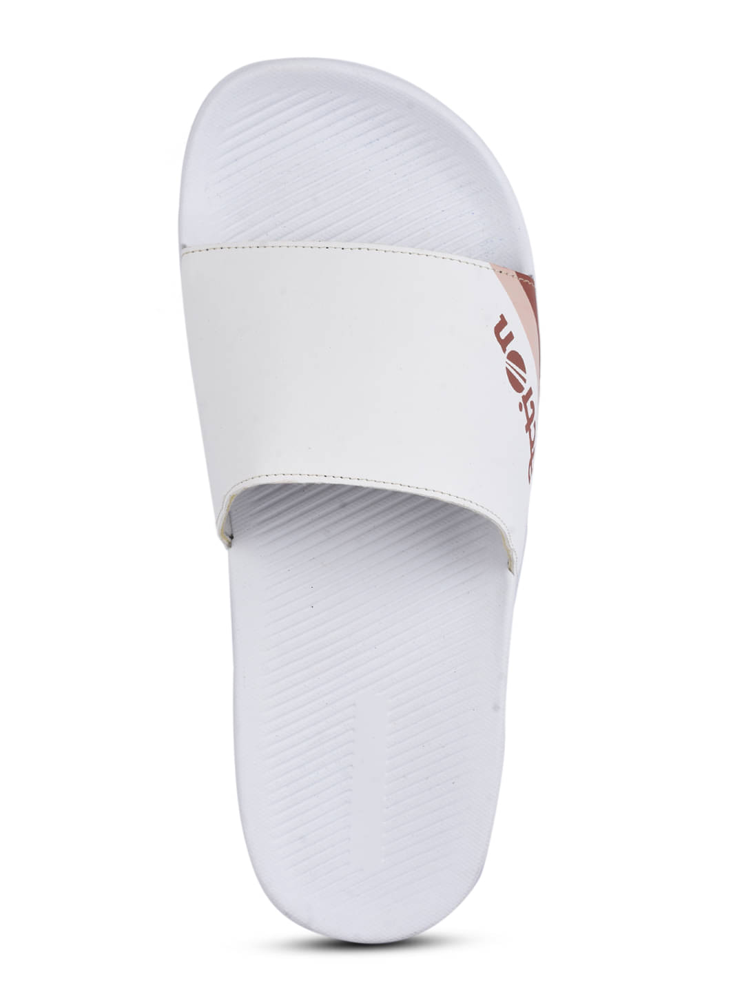     			Action White Men's Slide Flip Flop