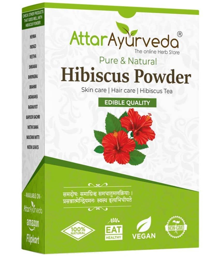 Attar Ayurveda Hibiscus powder for hair growth (100 Grams)