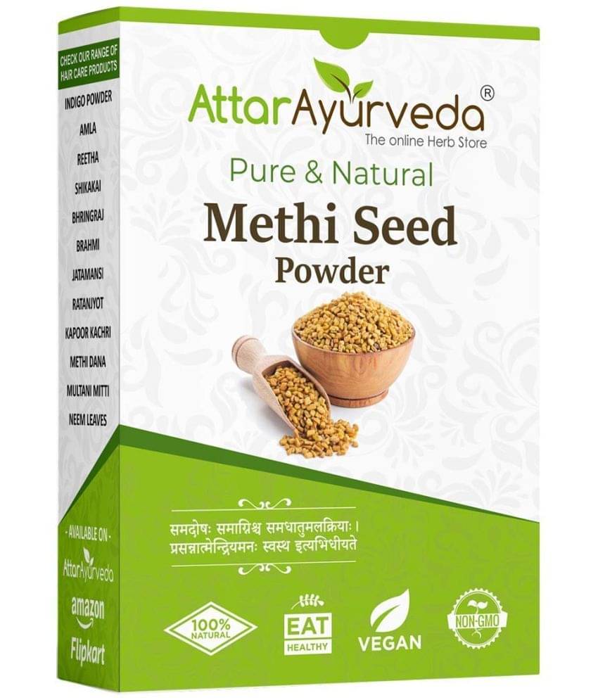 Attar Ayurveda Methi Seed Powder For Hair Growth - 200 G | Fenugreek Powder     			Attar Ayurveda Methi Seed Powder For Hair Growth - 200 G | Fenugreek Powder