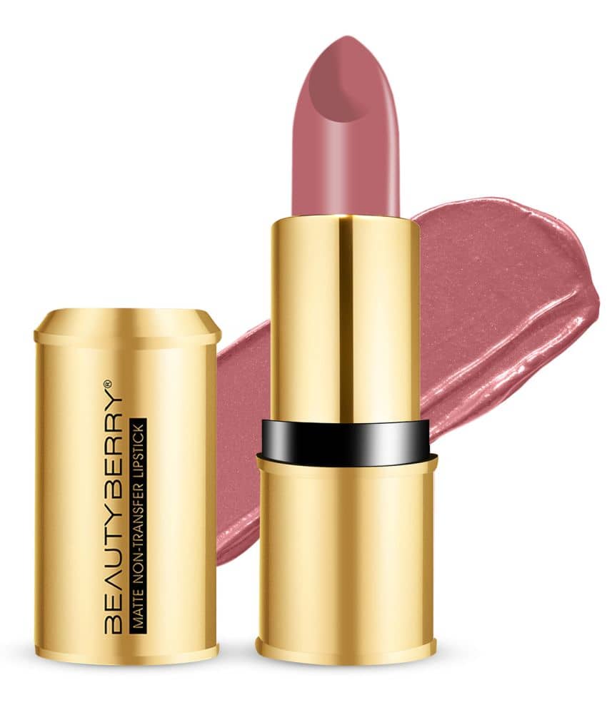 Beauty Berry Bold Babe Non-Transfer Matte Lipstick 4g, Nude (Shade - 14)