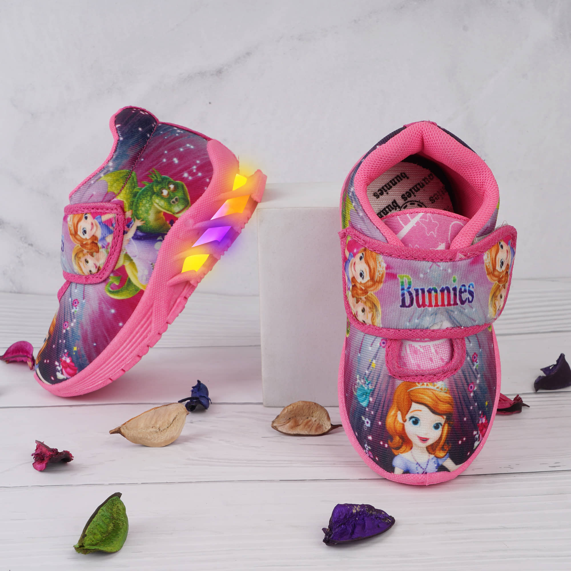 Bunnies - Multicolor Girl's LED Shoes ( 1 Pair ) - Casual Shoes | Buy online on ZillyBuy