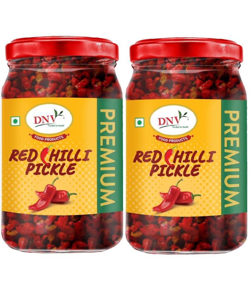 DNV Premium Red Chilli Pickle 400 g Pack of 2 DNV Premium Red Chilli Pickle 400 g Pack of 2