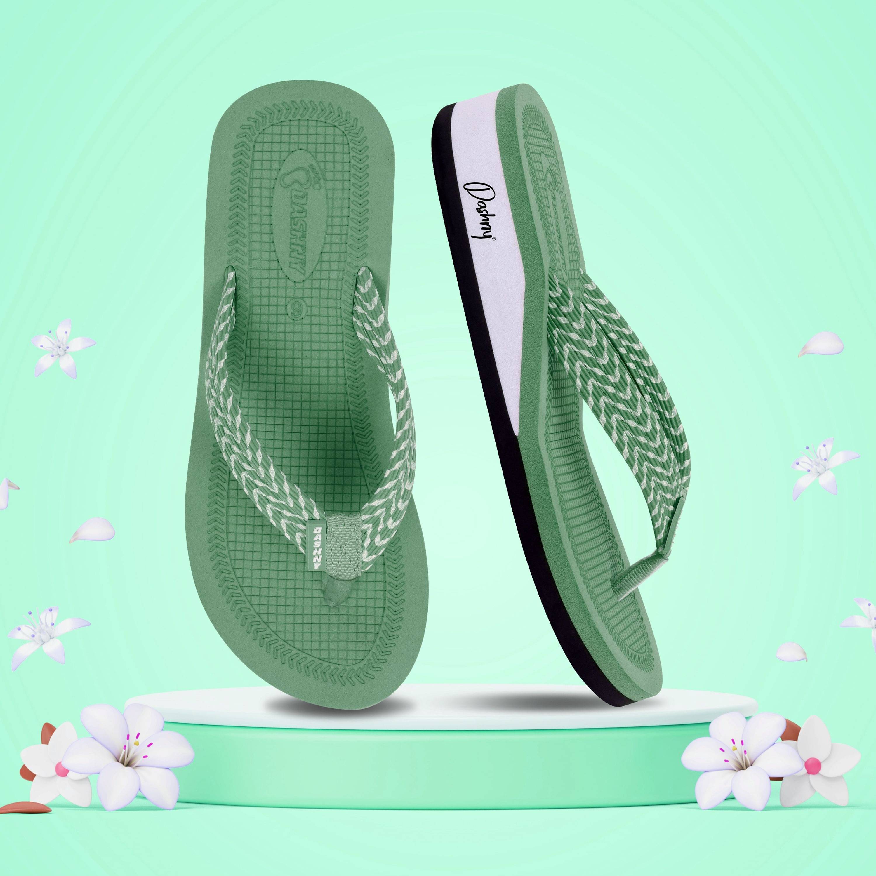     			Dashny Green Women's Slipper