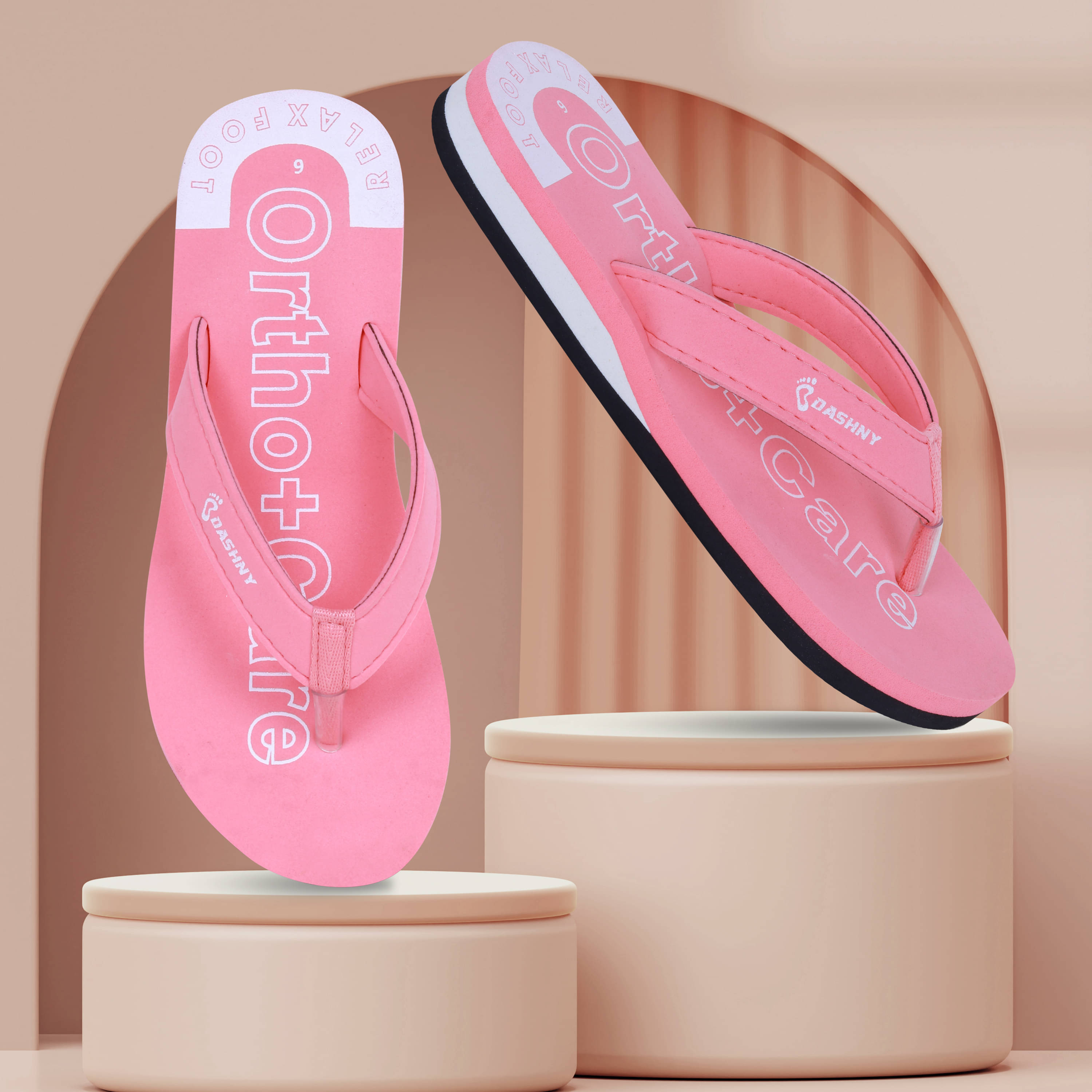     			Dashny Peach Women's Slipper