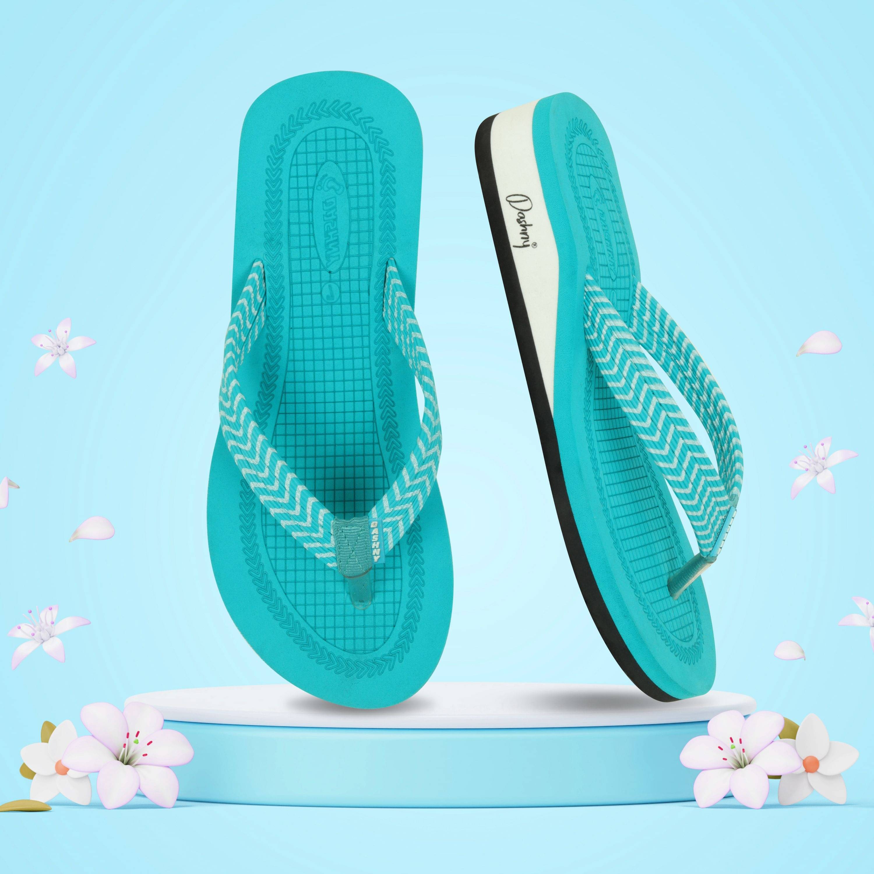     			Dashny Sea Green Women's Slipper
