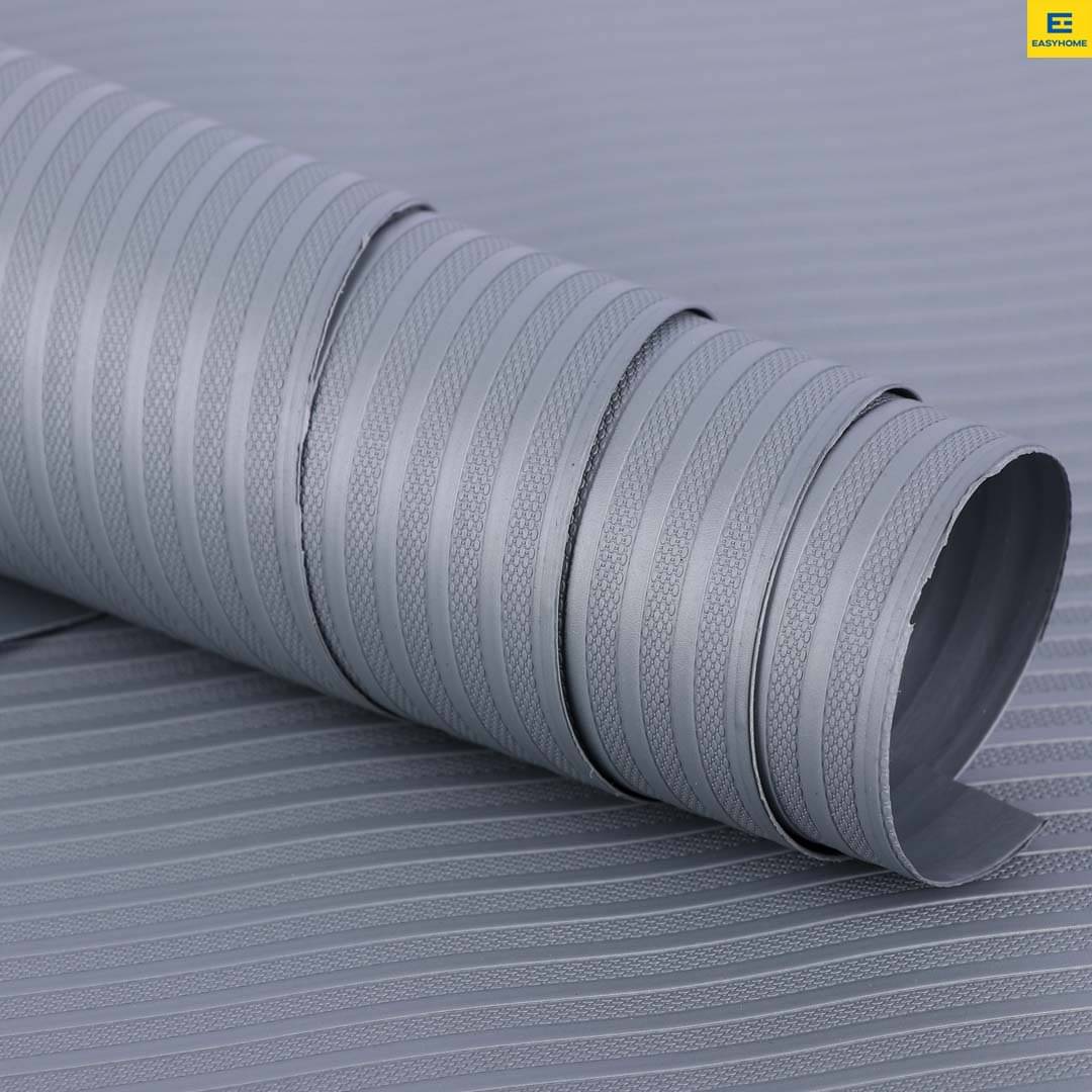 EASYHOME Multipurpose 45cm x 3m Waterproof EVA Lines Anti Slip Mat for Kitchen, Bathroom Cabinet Kitchen Drawer Shelf Mats Liner Sheets Roll, Non-Slip Fridge Mat, Table Mat (45cmx3 Mtr Roll, Grey) EASYHOME Multipurpose 45cm x 3m Waterproof EVA Lines Anti Slip Mat for Kitchen, Bathroom Cabinet Kitchen Drawer Shelf Mats Liner Sheets Roll, Non-Slip Fridge Mat, Table Mat (45cmx3 Mtr Roll, Grey)