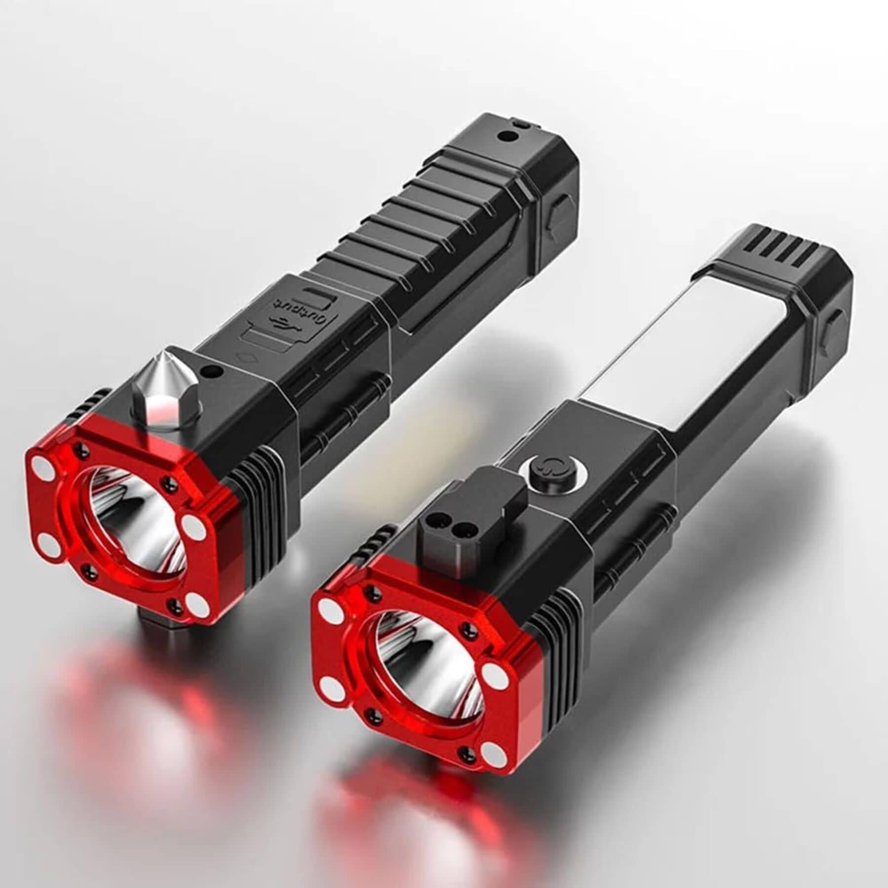 GIT - 3W Rechargeable Flashlight Torch ( Pack of 2 )