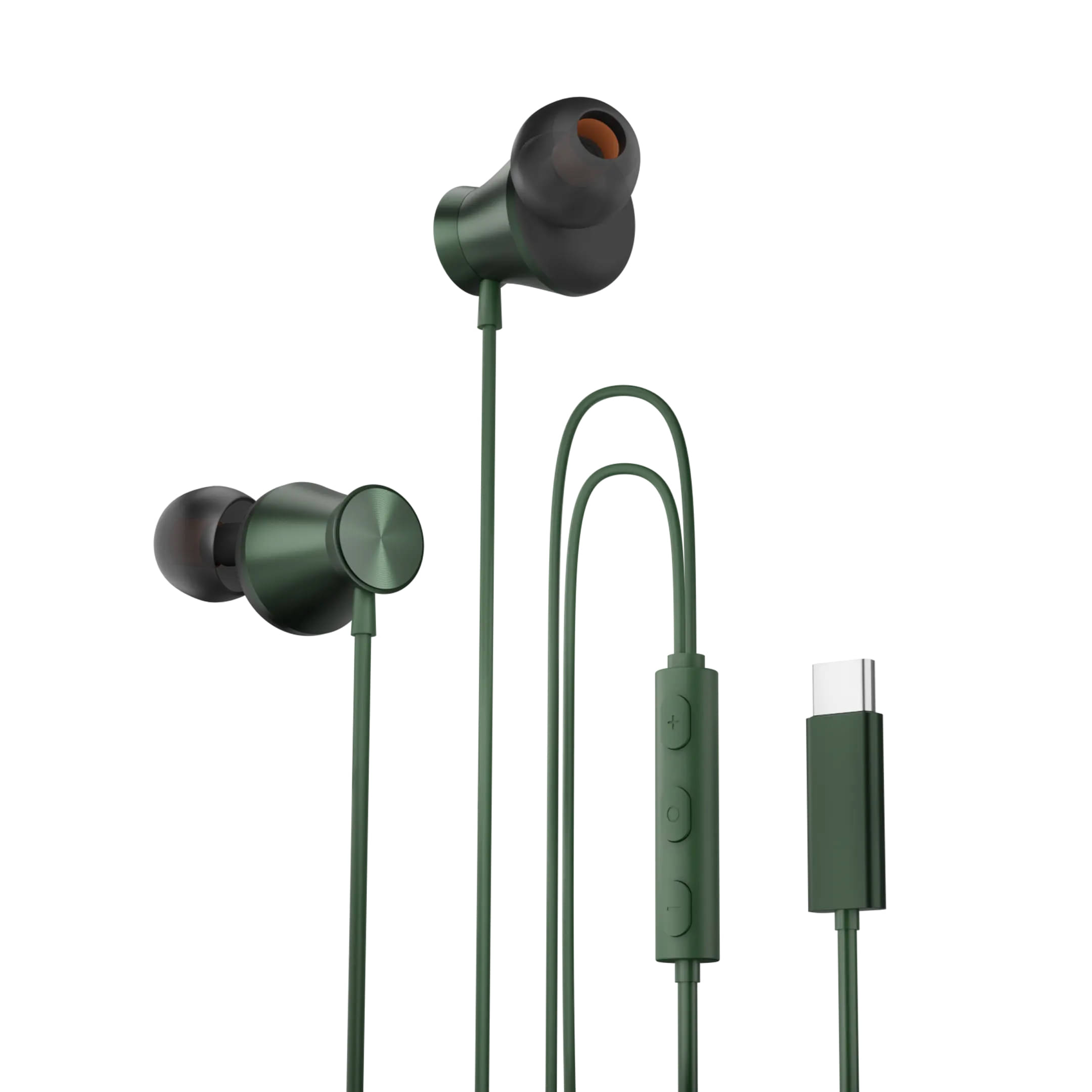     			Hammer Nova Type C Wired Earphone In Ear Powerfull Bass Green