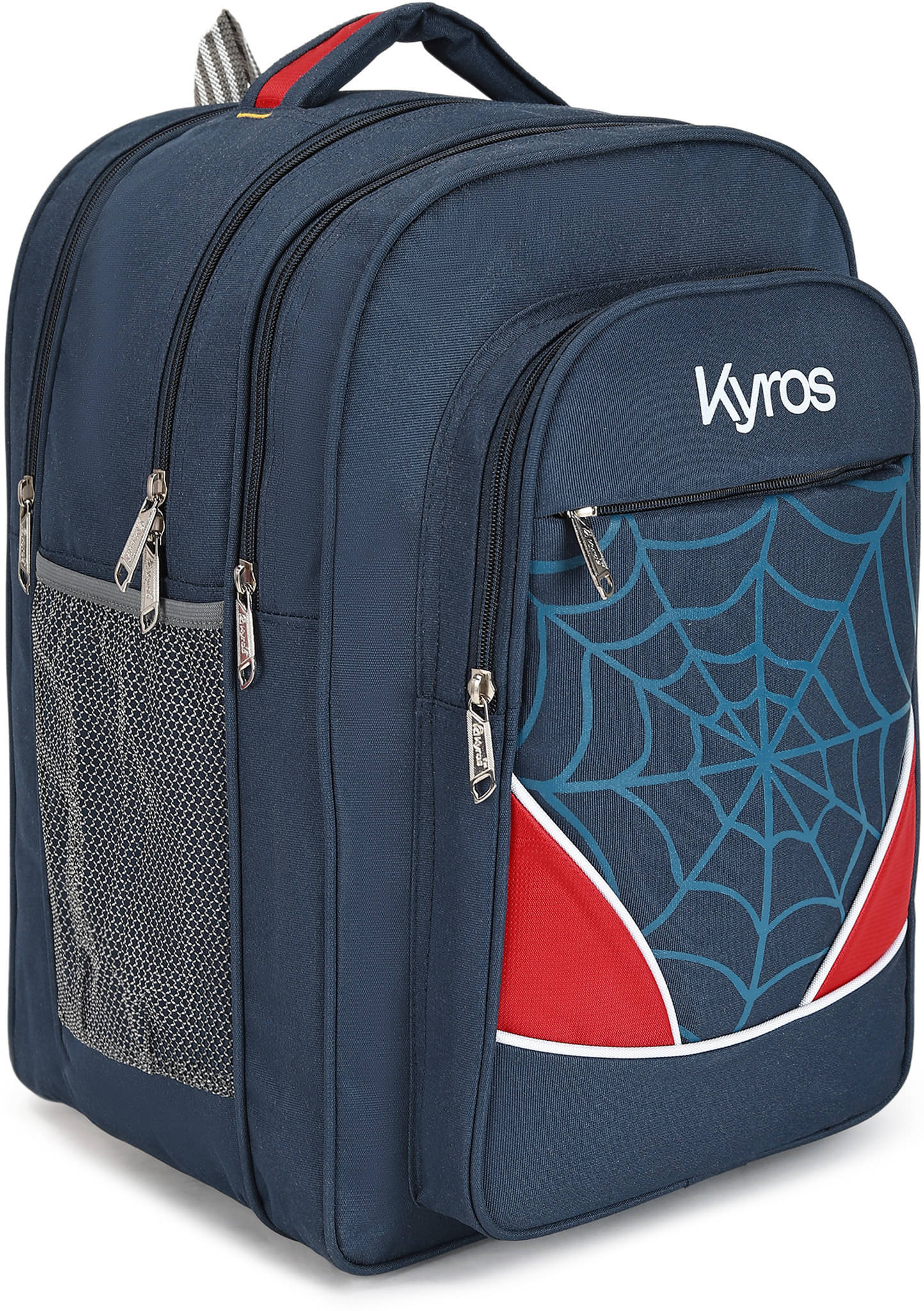     			Kyros Blue Polyester Backpack ( 65 Ltrs )