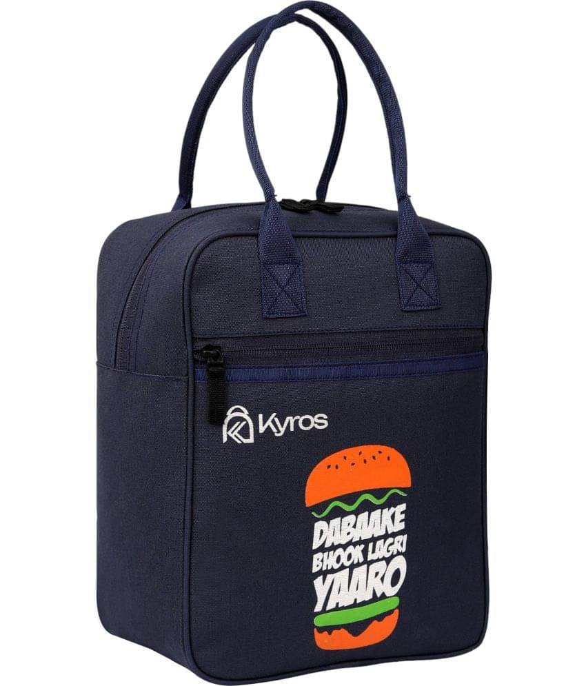     			Kyros Navy Blue Polyester Lunch Bag Pack of 1