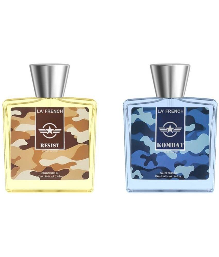     			LA FRENCH Kombat & Resist Eau De Parfum (EDP) For Men 200ml ( Pack of 2 )