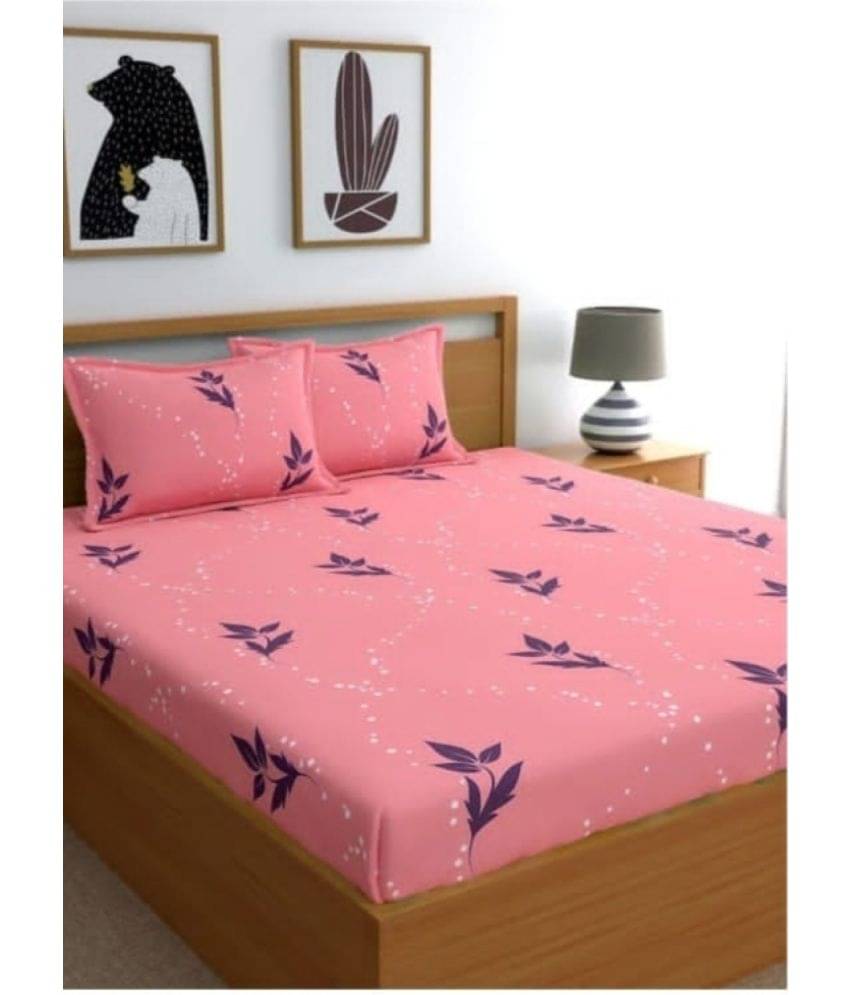 Neekshaa Glace Cotton 1 Double Bedsheet with 2 Pillow Covers ( Baby Pink )     			Neekshaa Glace Cotton 1 Double Bedsheet with 2 Pillow Covers ( Baby Pink )