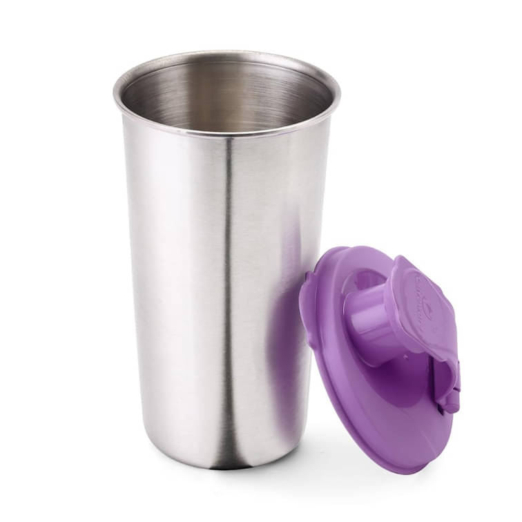     			Oliveware Violet Sipper Water Bottle 400 mL ( Set of 1 )