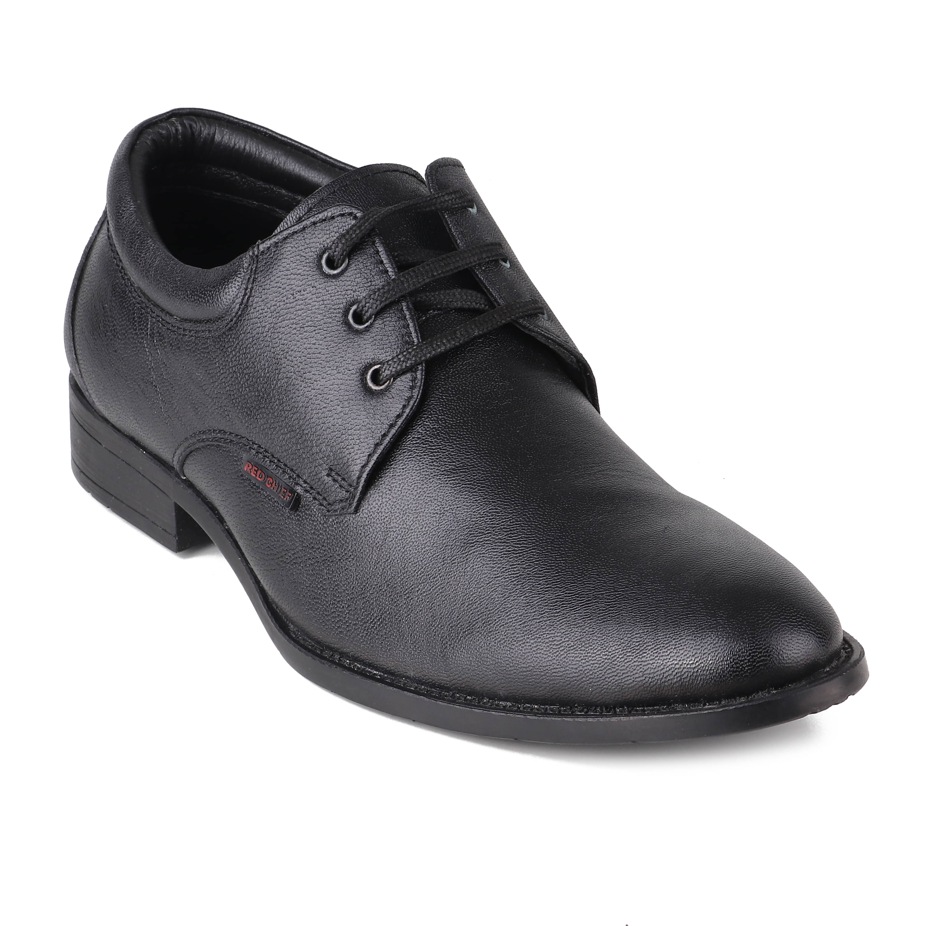     			Red Chief Black Men's Derby Formal Shoes
