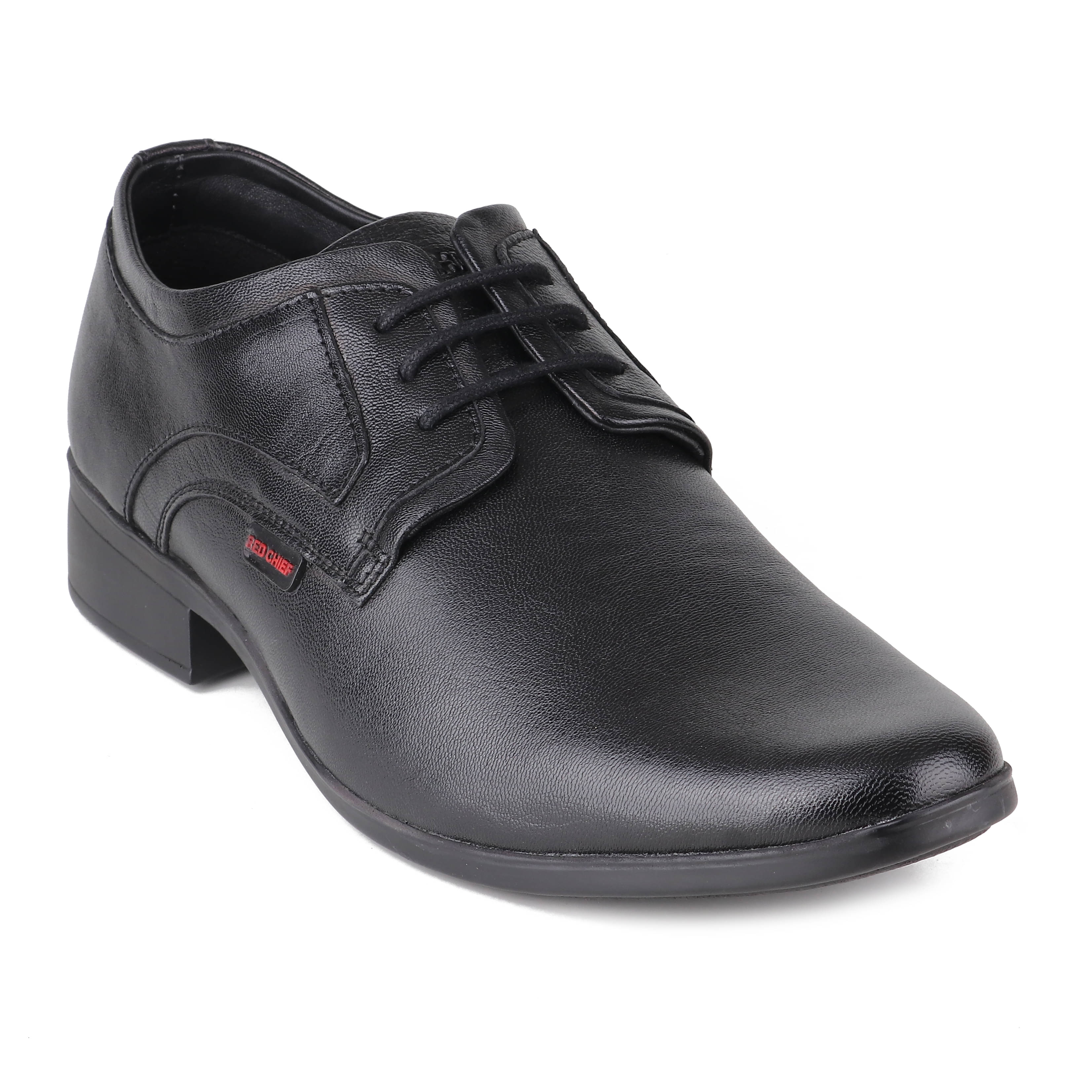 Red Chief Black Men's Derby Formal Shoes Red Chief Black Men's Derby Formal Shoes