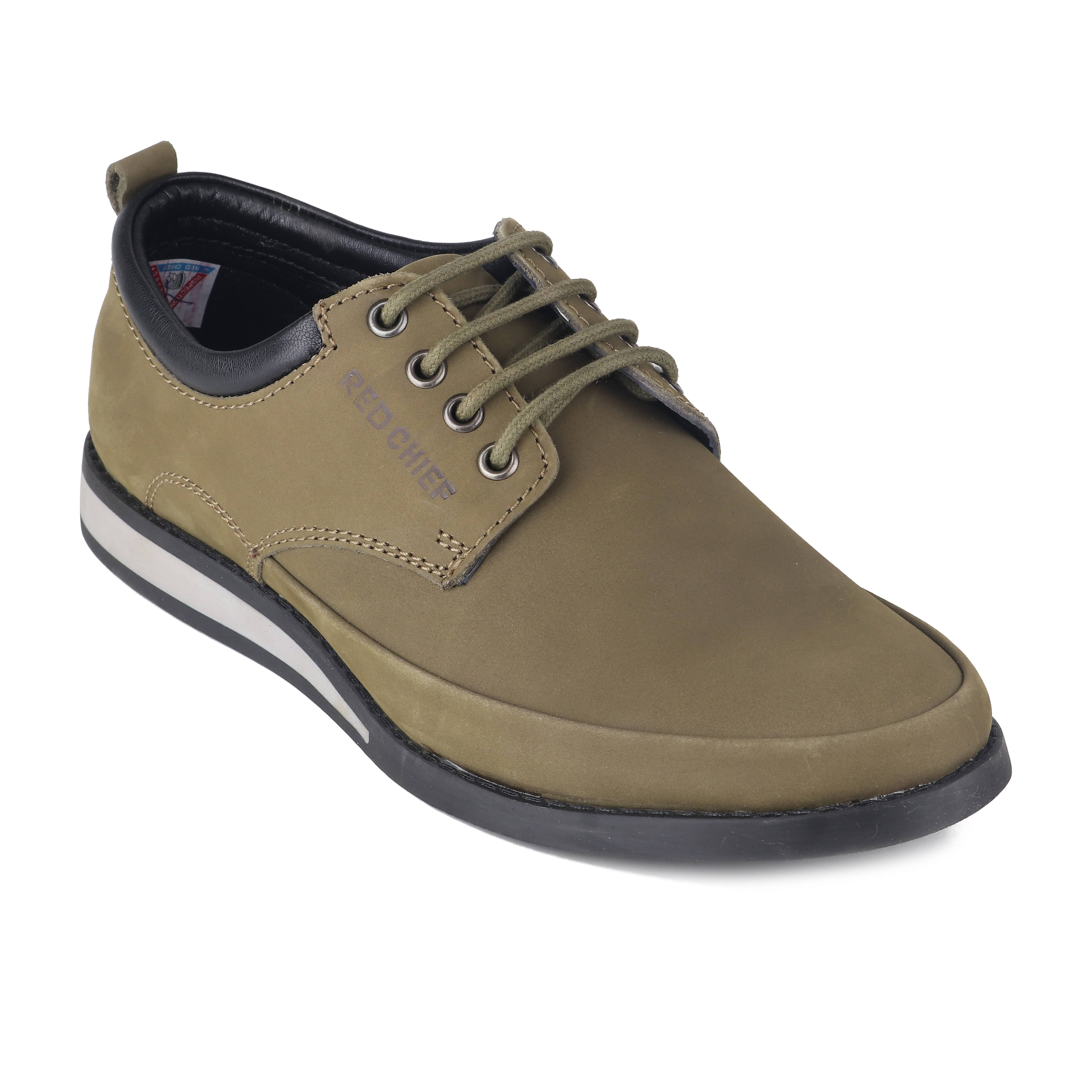 Red Chief Olive Men's Derby Formal Shoes Red Chief Olive Men's Derby Formal Shoes