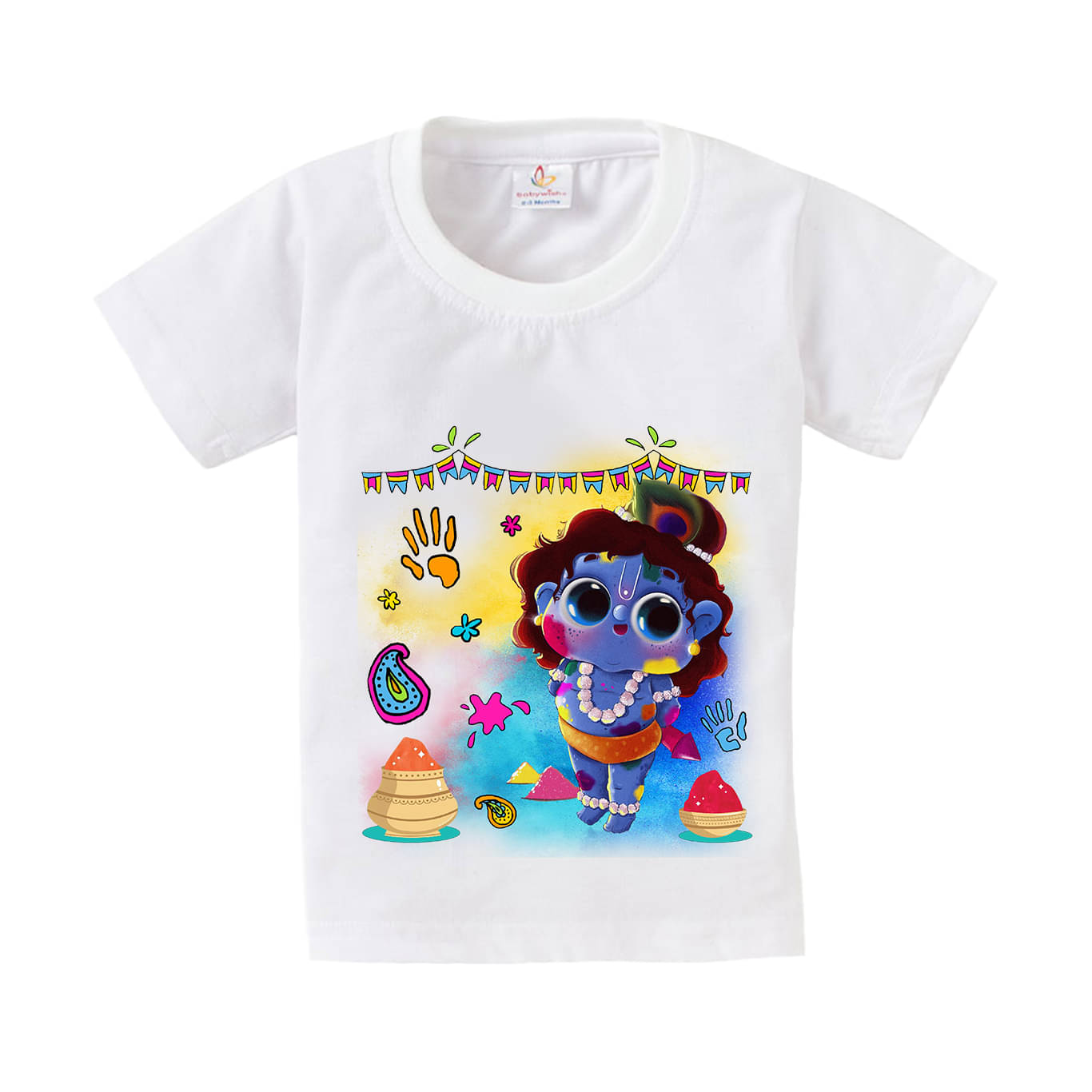     			babywish Pack of 2 Boys Cotton T-Shirt ( White )