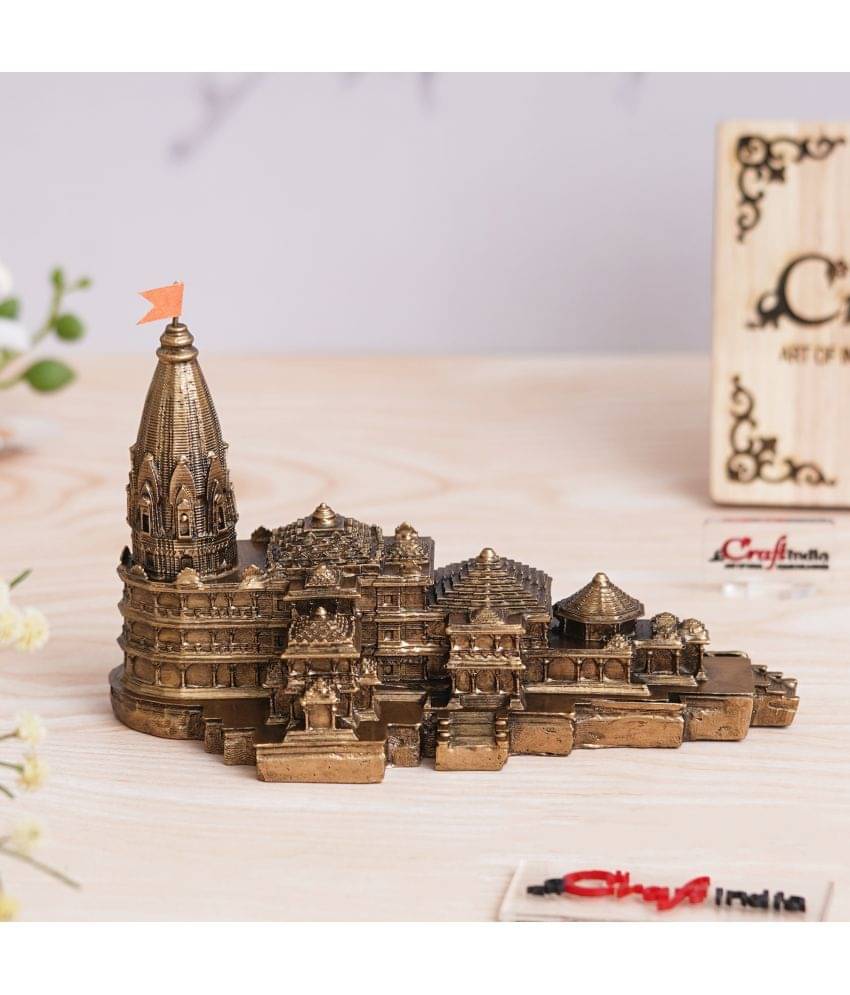 eCraftIndia Gold-Toned Religious Idol Showpiece eCraftIndia Gold-Toned Religious Idol Showpiece
