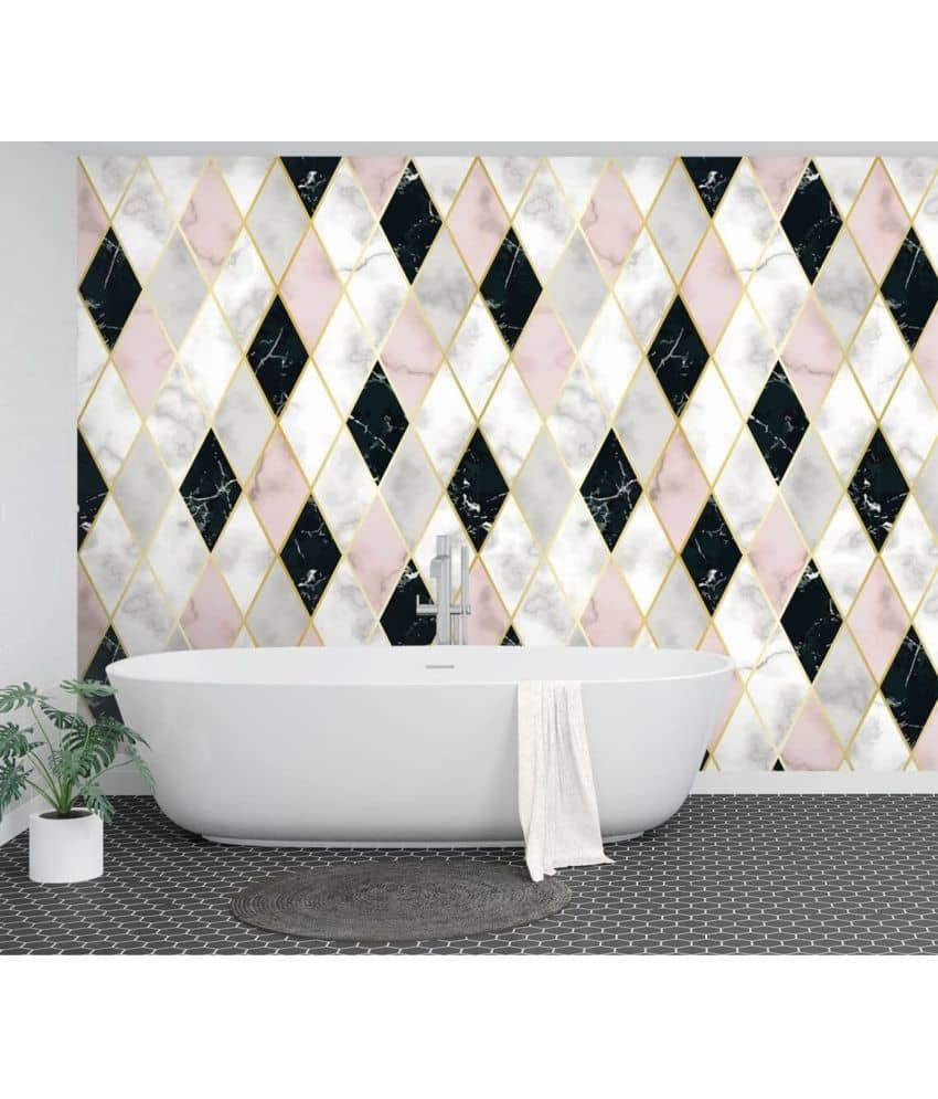 sekhmet Geometric Wallpaper ( 60 x 200 ) cm ( Pack of 1 )