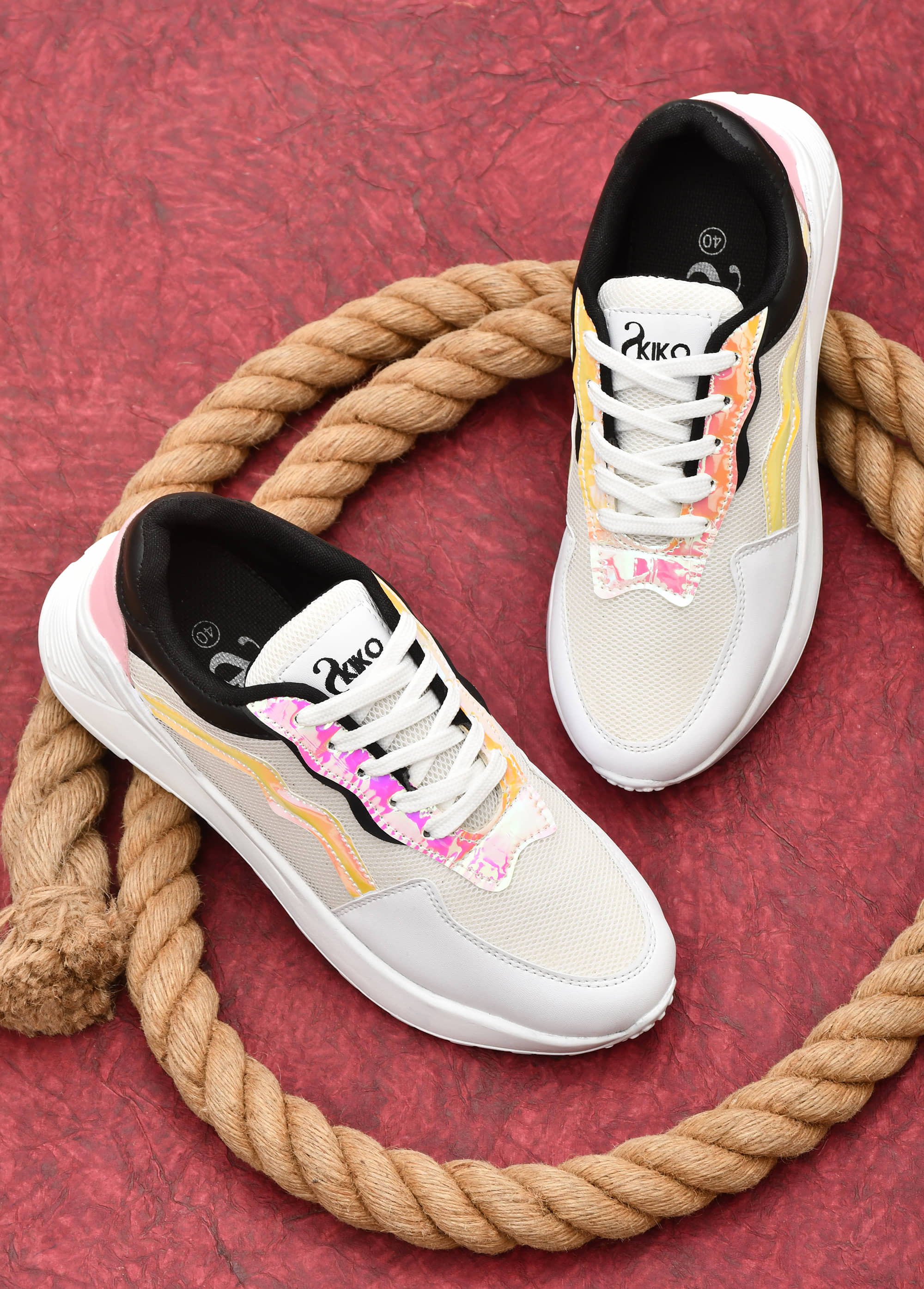Akiko Black Women's Sneakers - Casual Shoes | Buy online on ZillyBuy