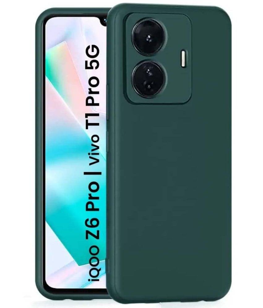     			Case Vault Covers Silicon Soft cases Compatible For Silicon IQOO Z6 Pro ( Pack of 1 )