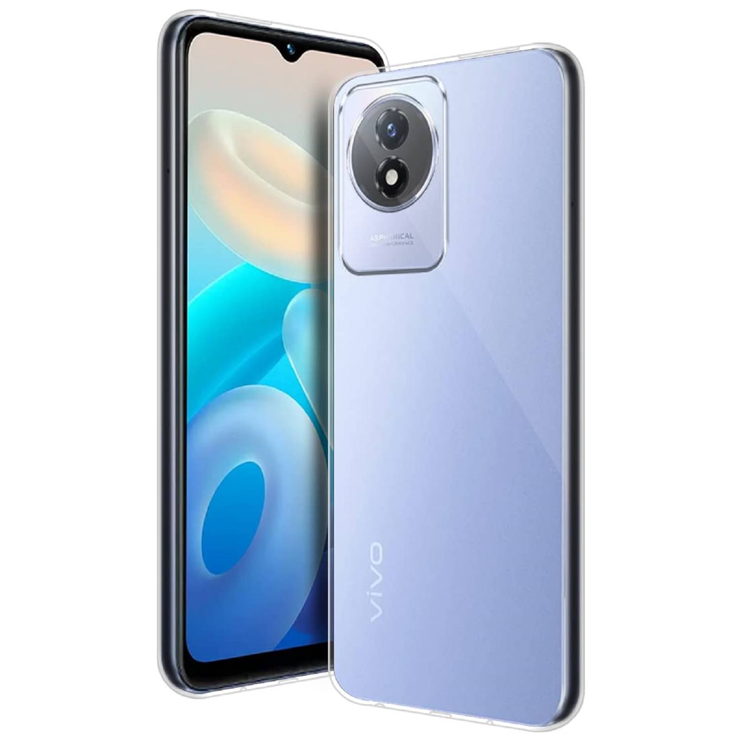     			Case Vault Covers Silicon Soft cases Compatible For Silicon Vivo Y02 ( Pack of 1 )