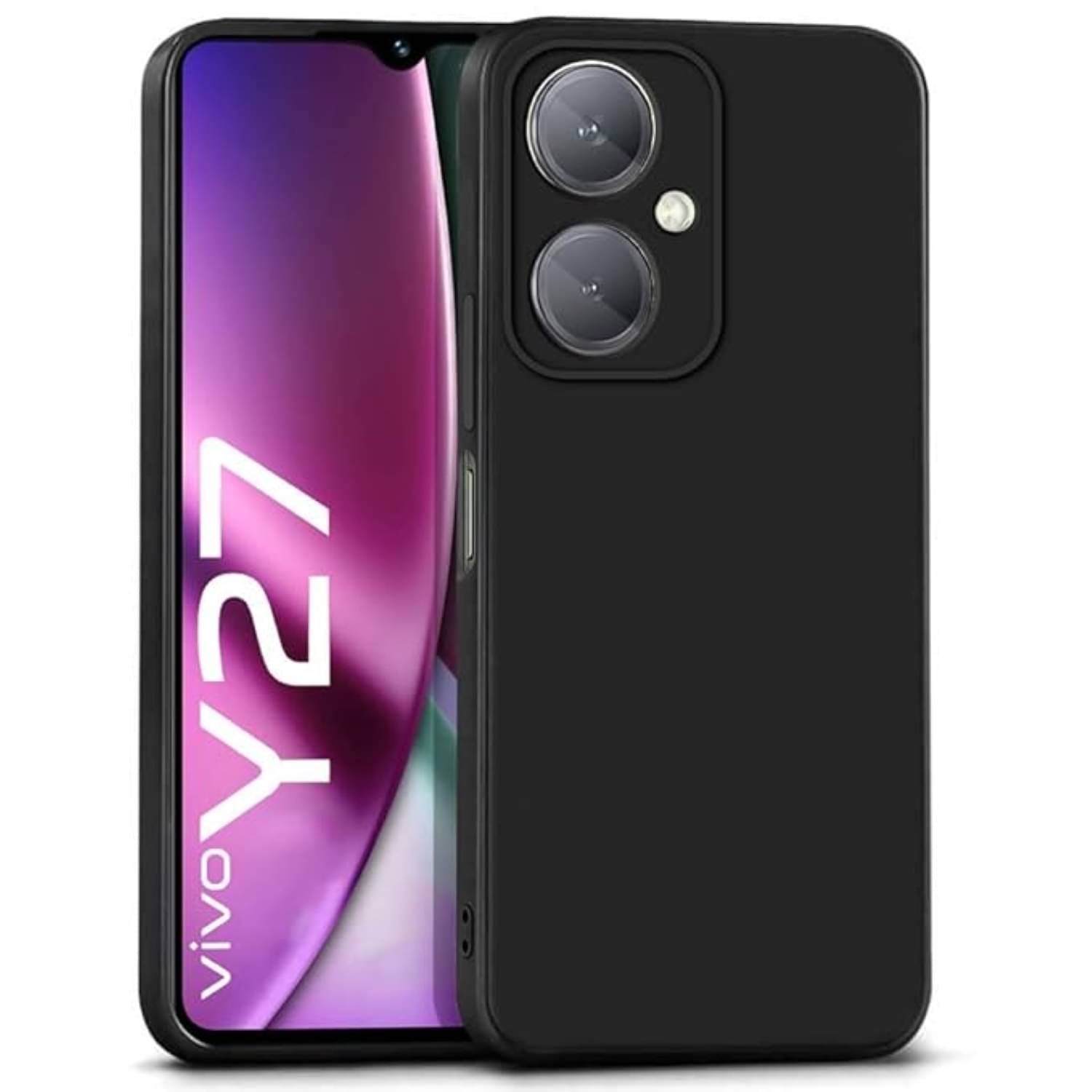     			Case Vault Covers Silicon Soft cases Compatible For Silicon Vivo Y27 ( Pack of 1 )