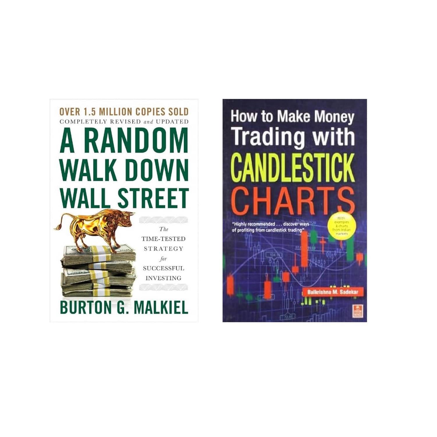 ( Combo Of 2 Books ) A Random Walk Down Wall Street & How to Make Money Trading with Candlestick Charts , English , Paperback ( Combo Of 2 Books ) A Random Walk Down Wall Street & How to Make Money Trading with Candlestick Charts , English , Paperback