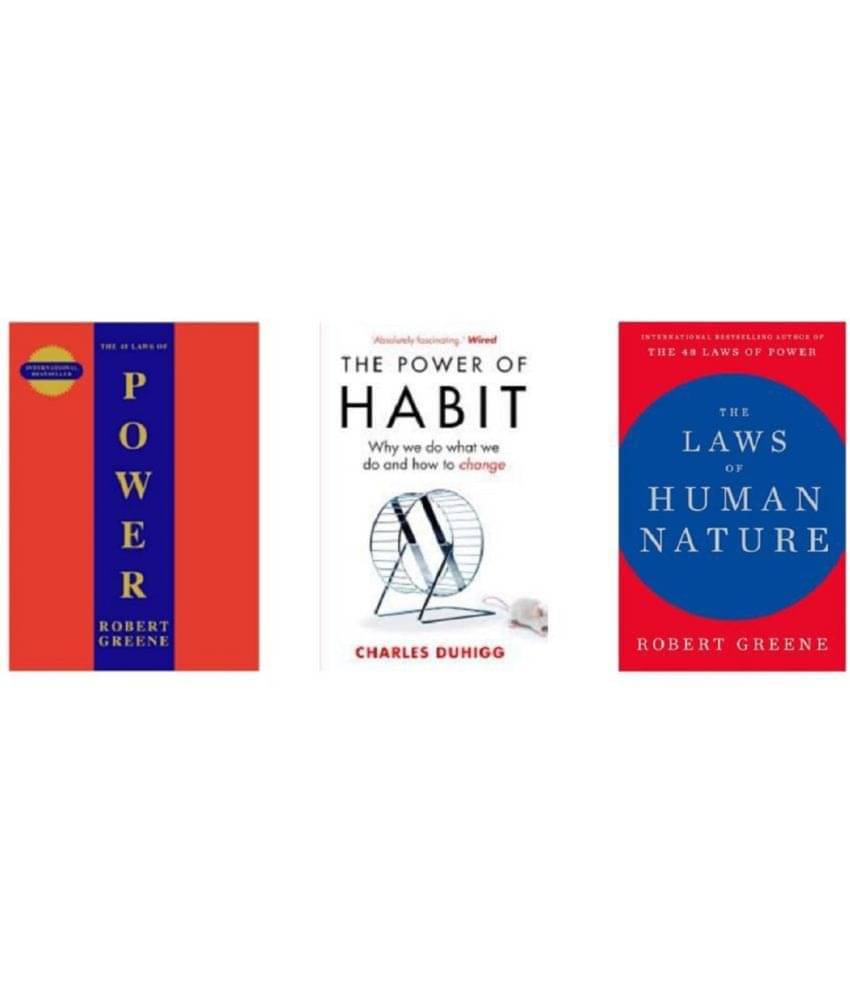 ( Combo Of 3 Books ) The Concise 48 Laws Of Power & The Power Of Habits & The Laws of Human Nature - English Paperback Book By Robert Greene , Charles Duhigg ) ( Combo Of 3 Books ) The Concise 48 Laws Of Power & The Power Of Habits & The Laws of Human Nature - English Paperback Book By Robert Greene , Charles Duhigg )