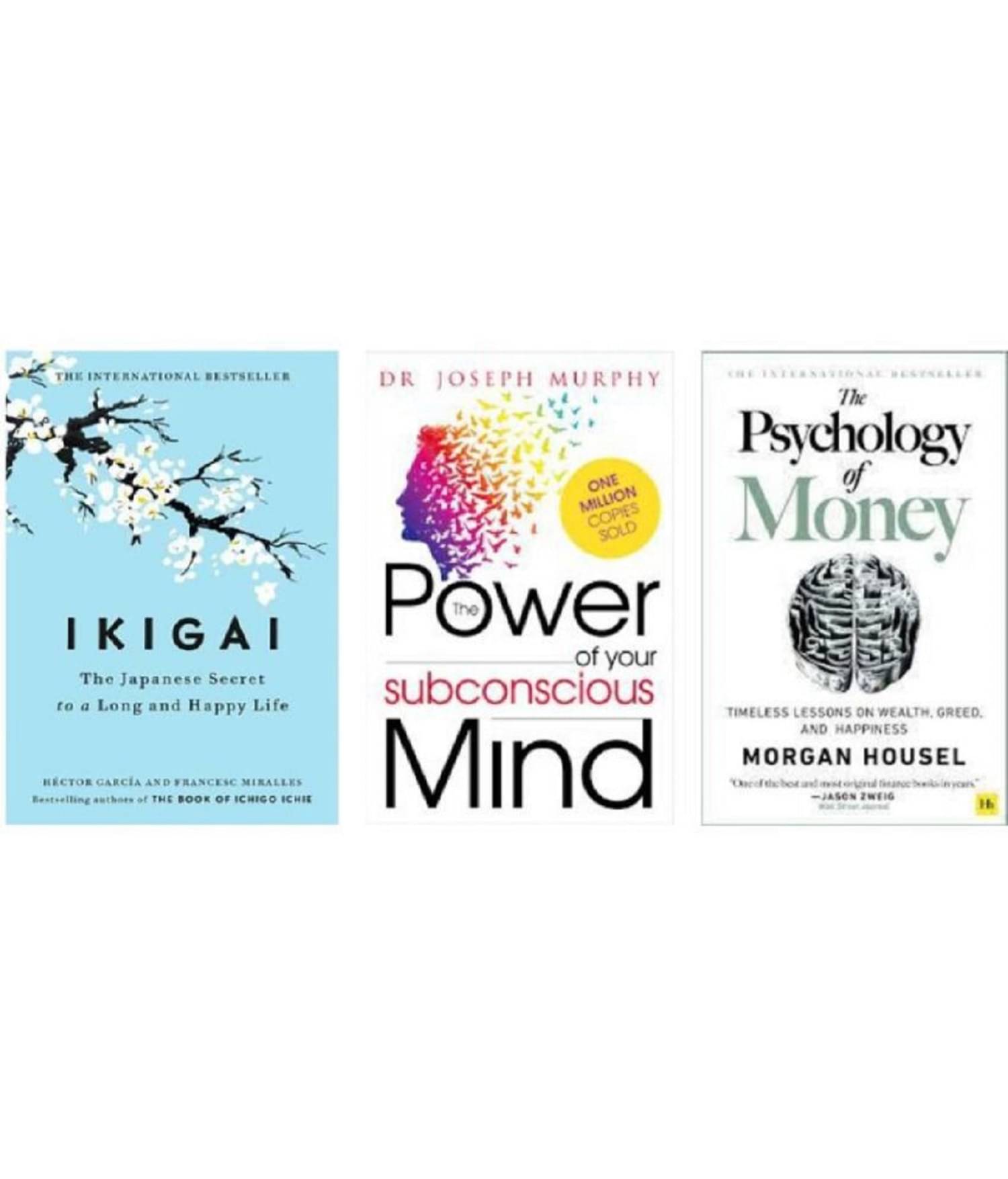 (Combo of 3 books ) IKIGAI + Power Of Your Subconscious Mind +Psychology Of Money (Combo of 3 books ) IKIGAI + Power Of Your Subconscious Mind +Psychology Of Money