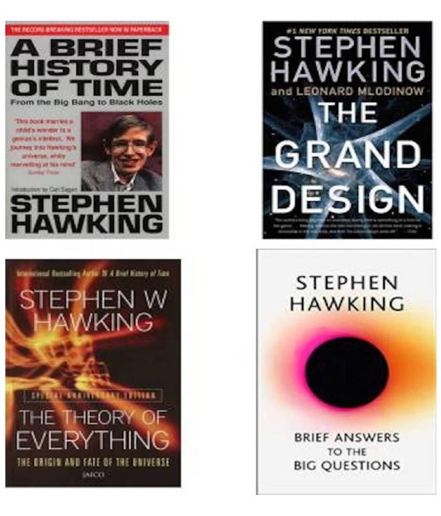 (Combo of 4 Books ) The Theory Of Everything & BRIEF ANSWERS TO THE BIG QUESTIONS & A Brief History Of Time & The Grand Design (Paperback) (Combo of 4 Books ) The Theory Of Everything & BRIEF ANSWERS TO THE BIG QUESTIONS & A Brief History Of Time & The Grand Design (Paperback)