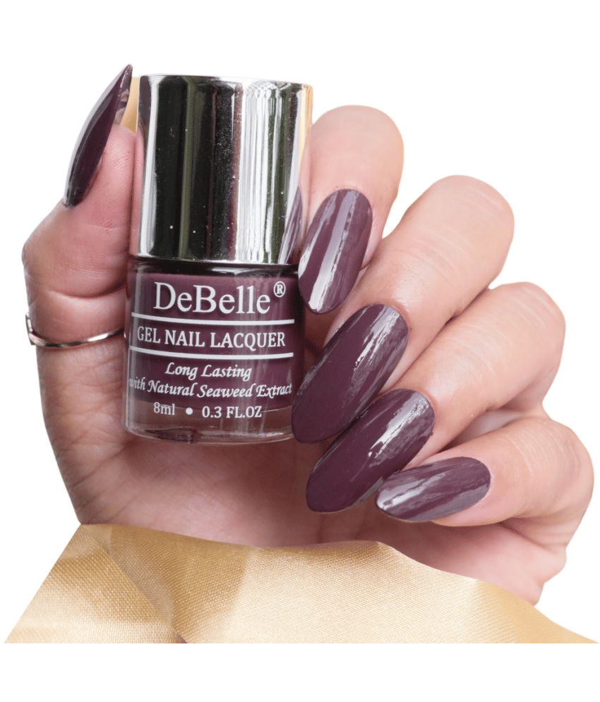     			DeBelle Plum Toffee Glossy Nail Polish 8 ( Pack of 1 )