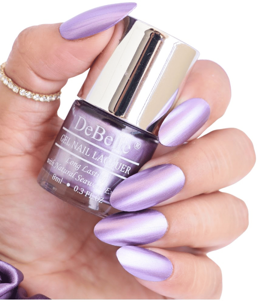 DeBelle Chrome Wine Metallic Nail Polish 8 ( Pack of 1 )