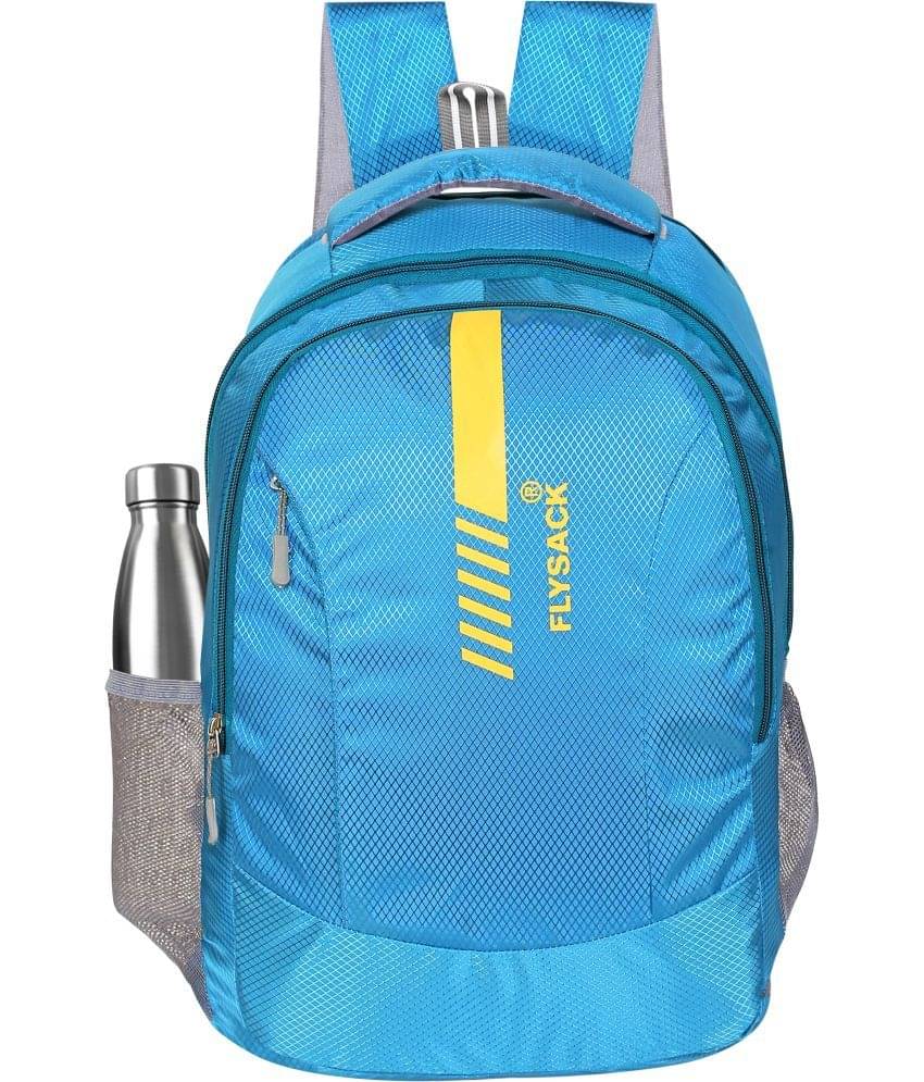    			FLYSACK Black PU Backpack ( 40 Ltrs )