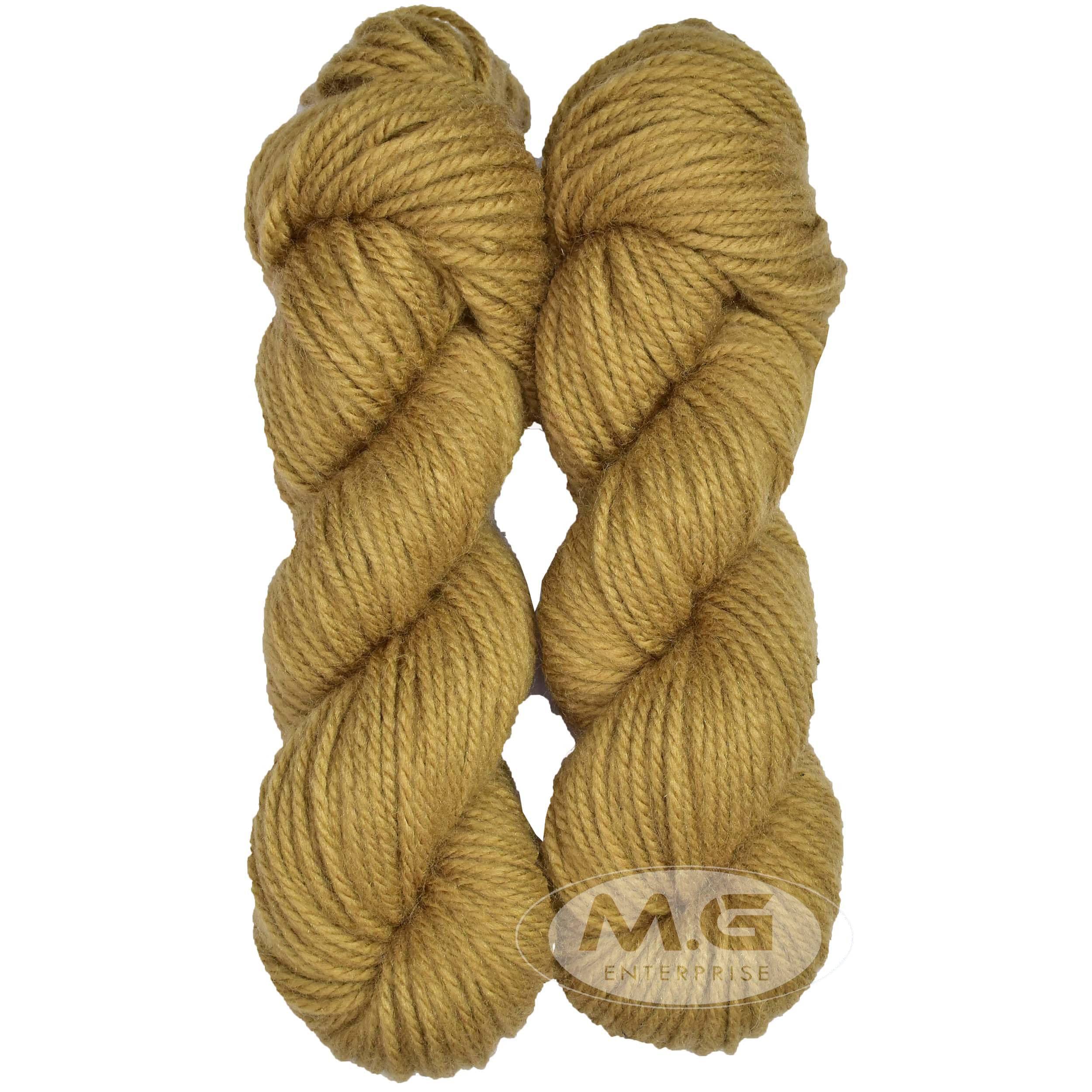     			GANGA Knitting Yarn Thick Chunky Wool, Motu Mustard 300 GMS Best Used with Knitting Needles, Crochet Needles Wool Yarn for Knitting.- Art-AFFA
