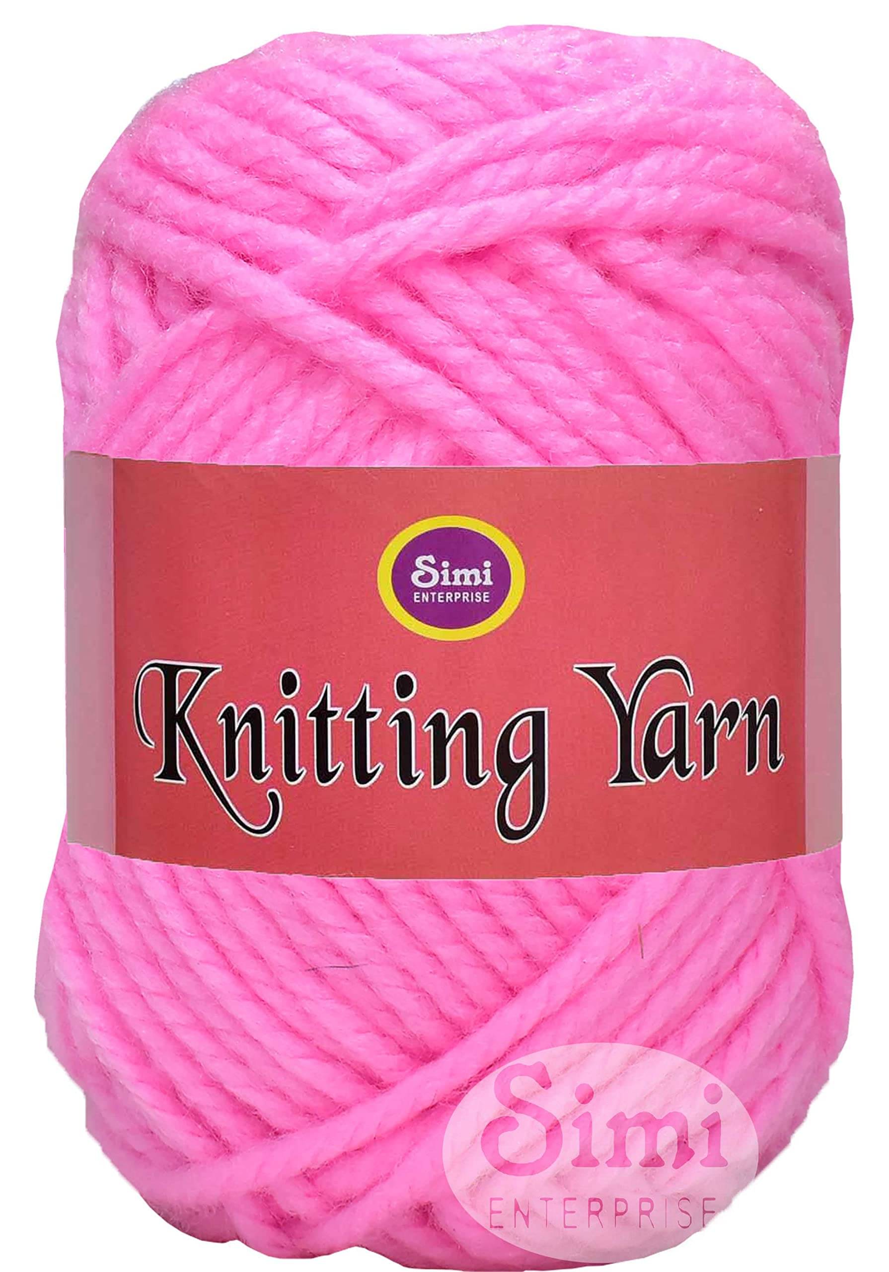     			Ganga Knitting Yarn Thick Chunky Wool, Motu Deep Pink 300 GMS Best Used with Knitting Needles, Crochet Needles Wool Yarn for Knitting.-GArt-AJBH