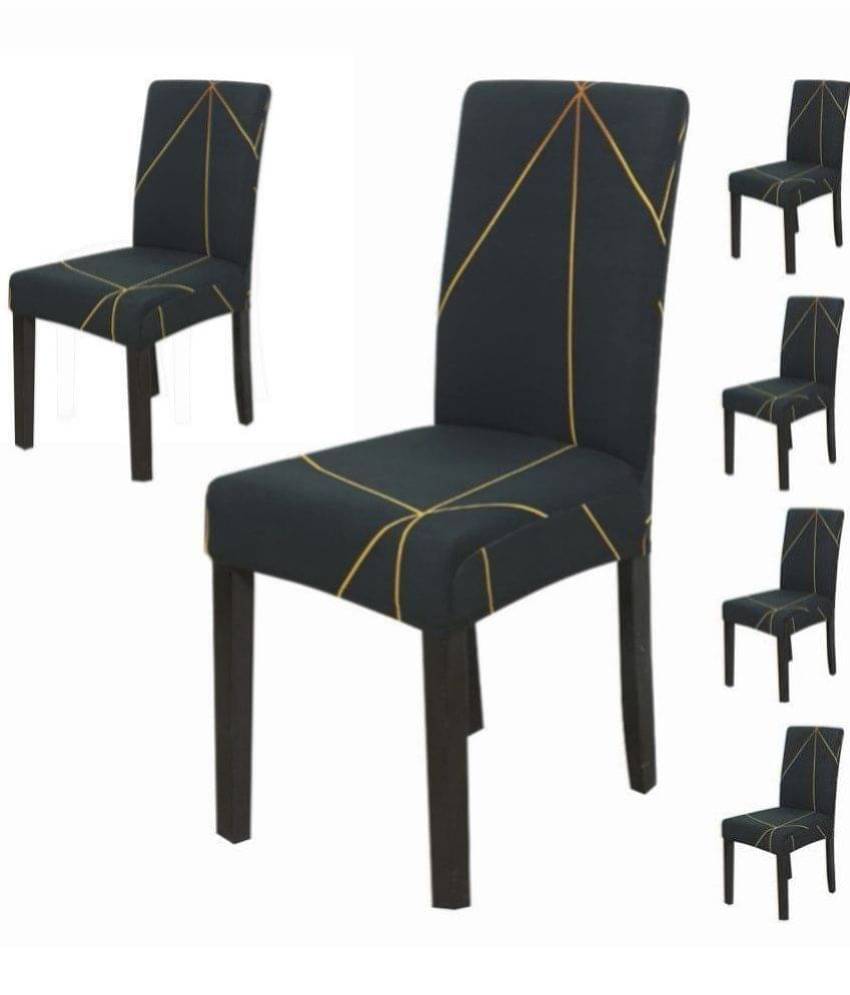     			House Of Quirk 1 Seater Polyester Chair Cover ( Pack of 6 )