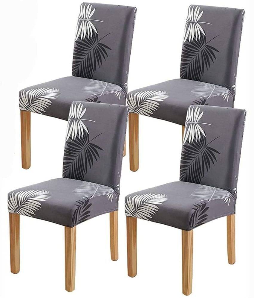     			House Of Quirk 1 Seater Polyester Chair Cover ( Pack of 4 )