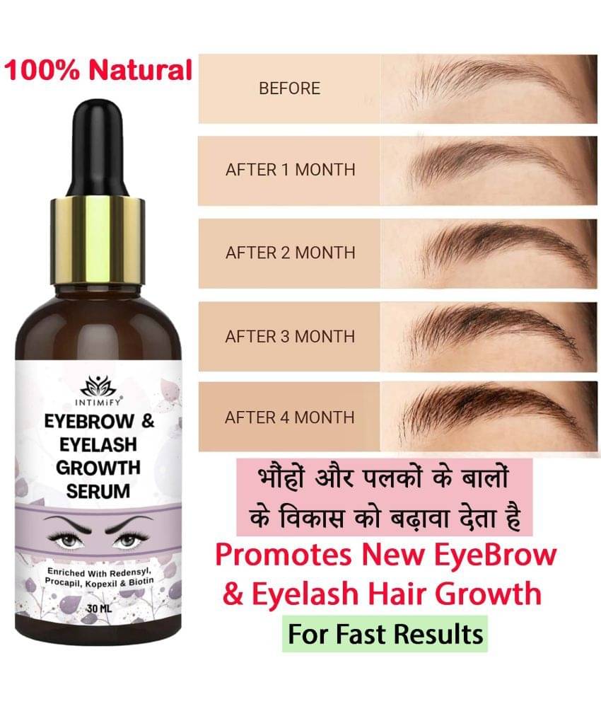 Intimify Eyebrow & EyeLash Growth Serum Eyebrow Growth Oil Eyelash Serum 30ml Intimify Eyebrow & EyeLash Growth Serum Eyebrow Growth Oil Eyelash Serum 30ml
