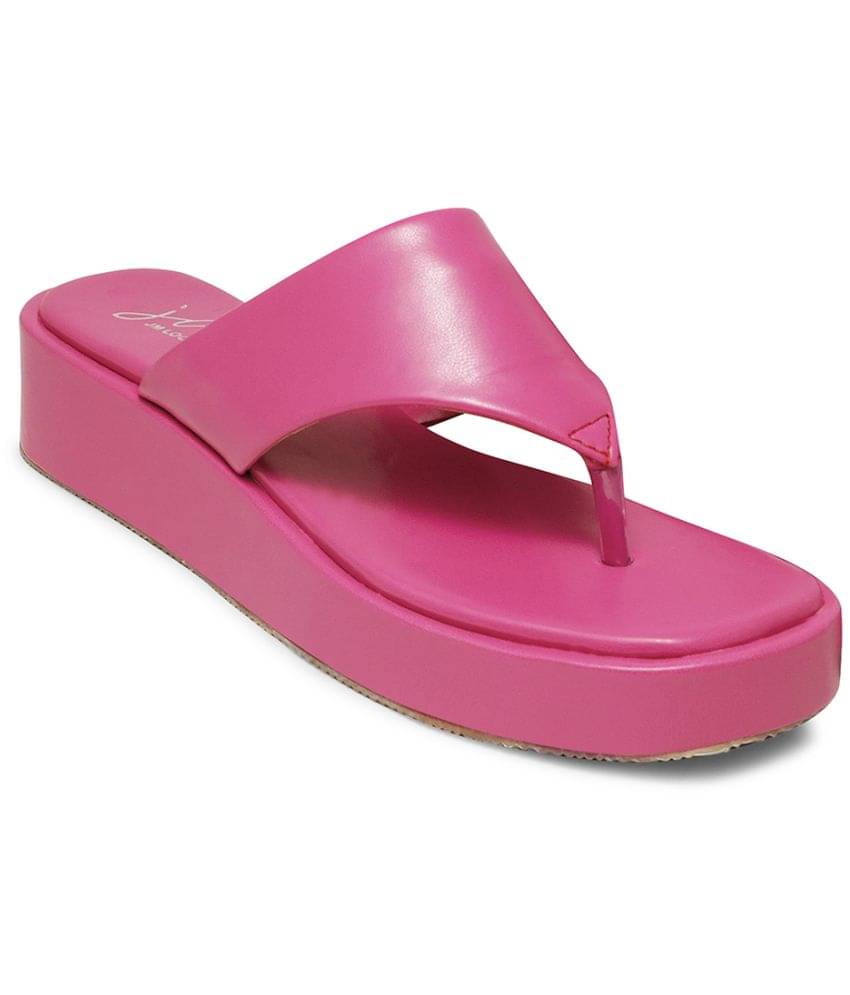 JM Looks Pink Women's Slip On Heels JM Looks Pink Women's Slip On Heels