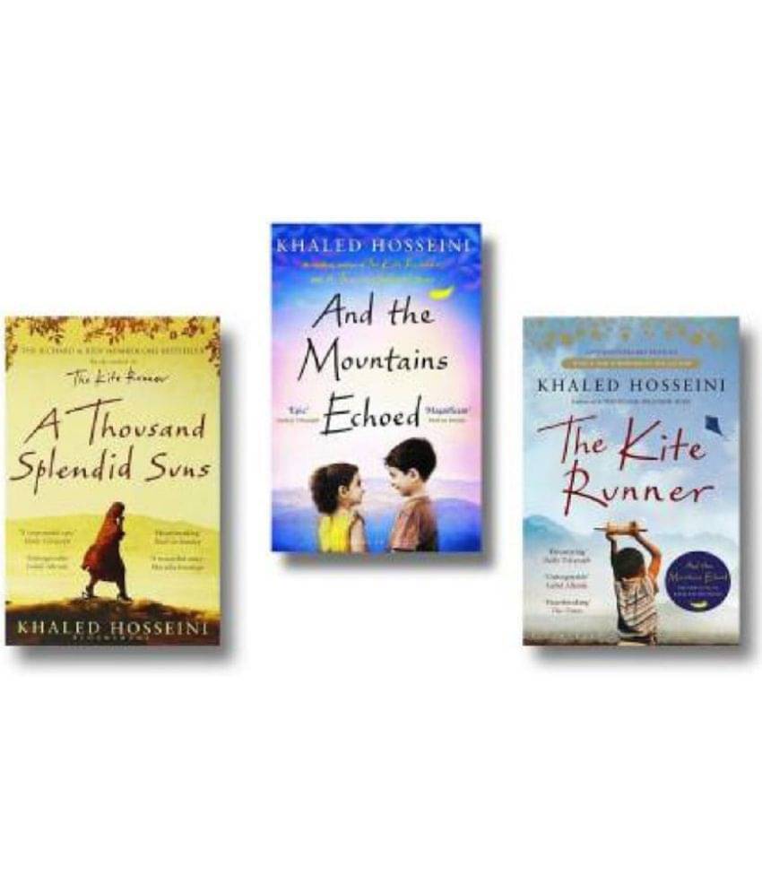 Khaled Hosseini Combo Of Three Book : And The Mountain Echoed + A Thousand Splendid Suns + The Kite Runner | Set Of Three Books (Paperback, Hosseini Khaled) Khaled Hosseini Combo Of Three Book : And The Mountain Echoed + A Thousand Splendid Suns + The Kite Runner | Set Of Three Books (Paperback, Hosseini Khaled)