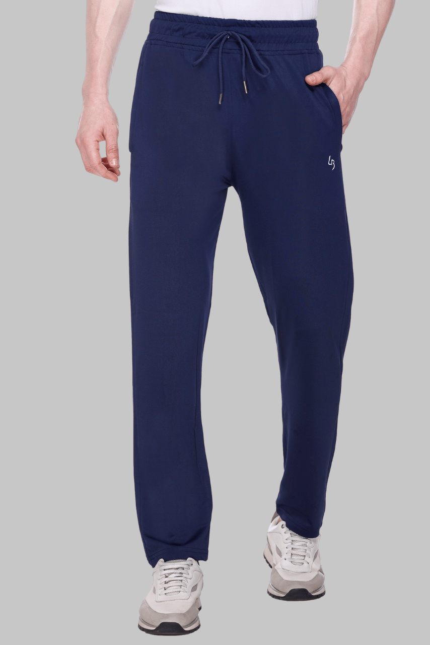 LEEBONEE Navy Polyester Blend Men's Trackpants ( Pack of 1 )     			LEEBONEE Navy Polyester Blend Men's Trackpants ( Pack of 1 )