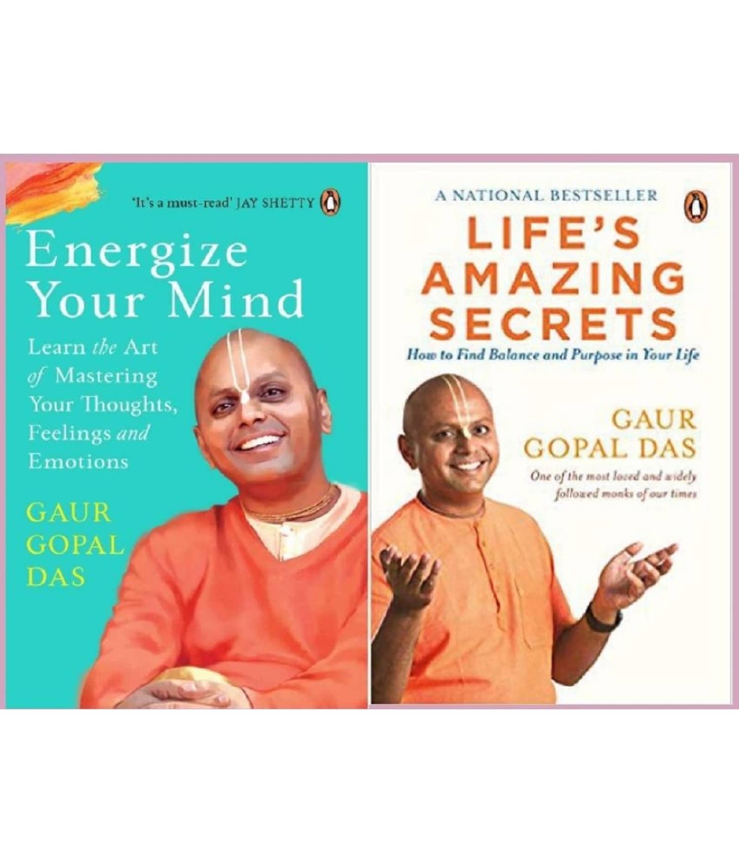 Life's Amazing Secrets + Energize Your Mind - Combo of 2 Books by Gaur Gopal Das - Stationery | Buy online on ZillyBuy