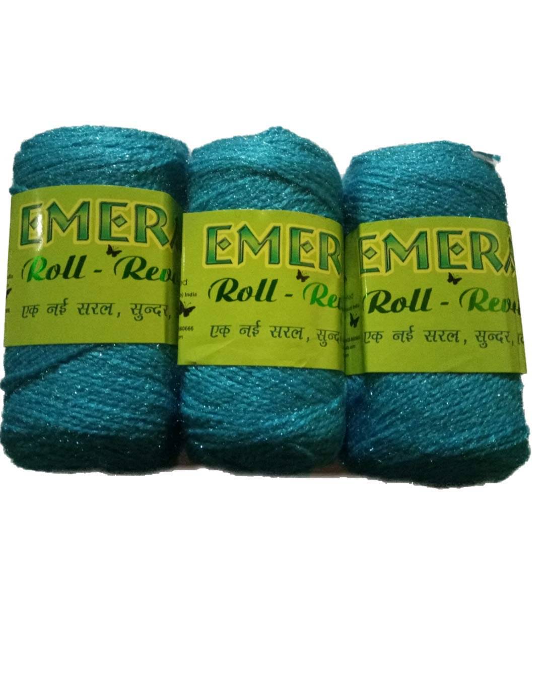     			NTGS Ganga acrowools Emerald Roll Revolution Shade no.70 I 4ply Soft Shaded Acrylic Yarn I Warm Hand Knitting Wool I Crochet Hook Needle Thread 200 GRM