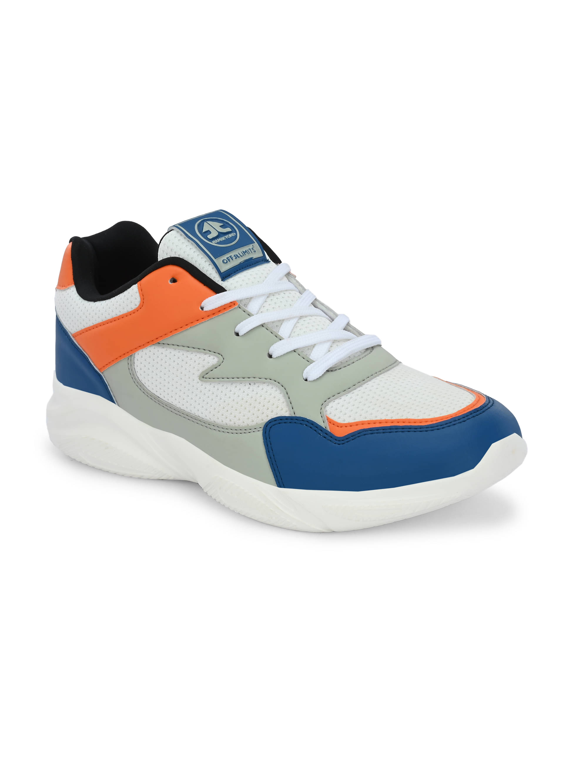     			OFF LIMITS ROGER White Men's Sports Running Shoes