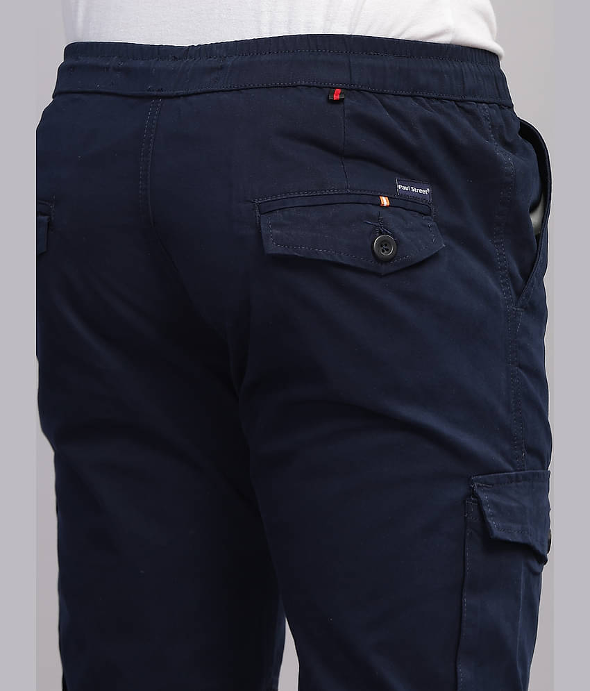 Paul Street Slim Flat Men's Cargos - Dark Grey ( Pack of 1 )