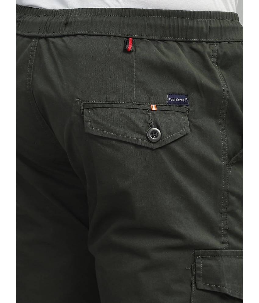 Paul Street Slim Flat Men's Cargos - Dark Grey ( Pack of 1 )