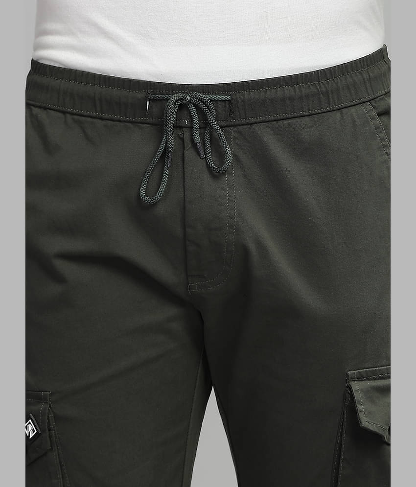 Paul Street Slim Flat Men's Cargos - Dark Grey ( Pack of 1 )